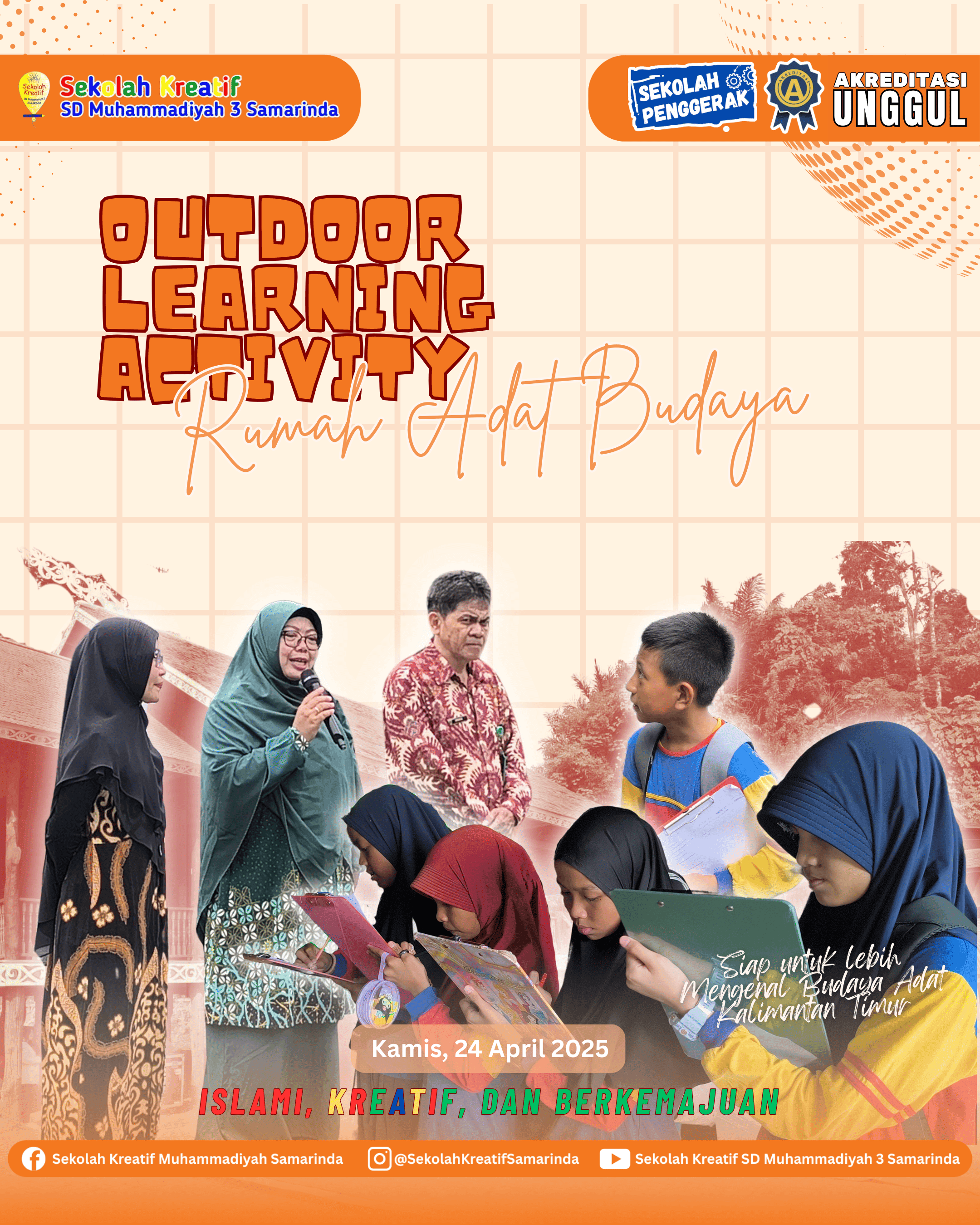 OUTDOOR LEARNING ACTIVITY, Pada Kamis 24 April 2025